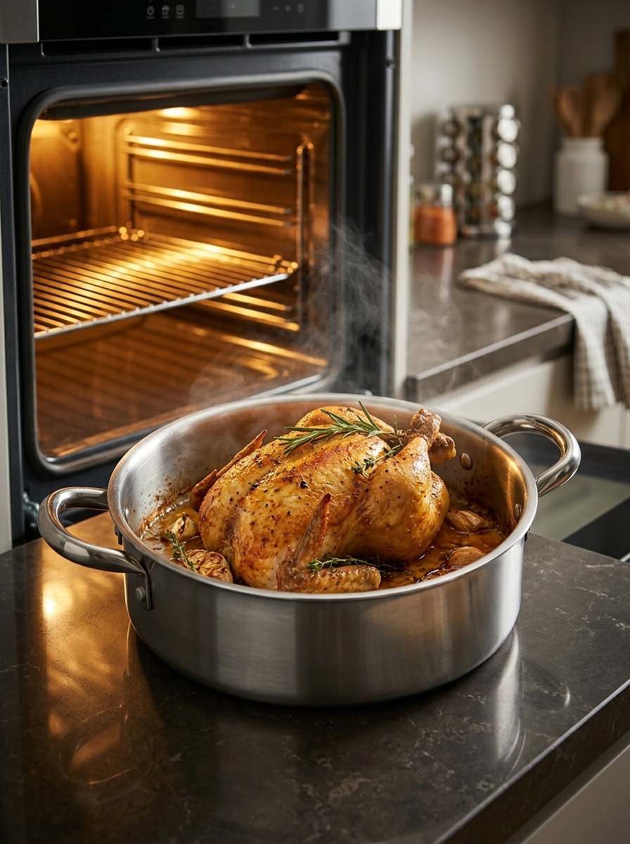 Oven Tray Set with Handles and Lid