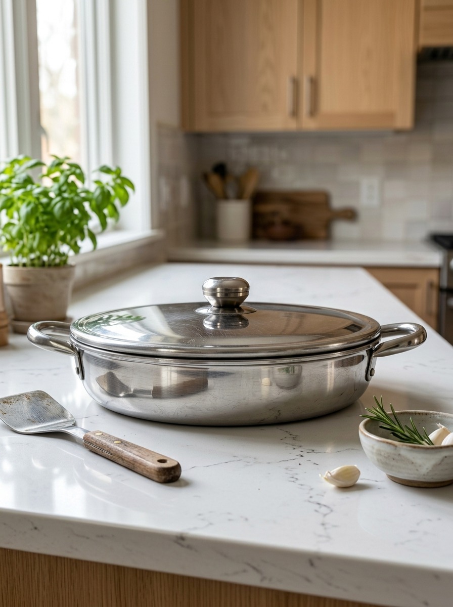 طقم صينية فرن يد وغطاء تركي